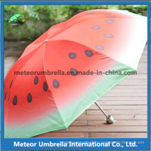 Необычная арбузная печать Fold Sun and Rain Umbrella Parasol